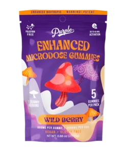 purple amanita mushroom gummies